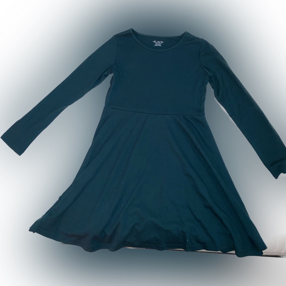 Emerald Green Long Sleeve Dress